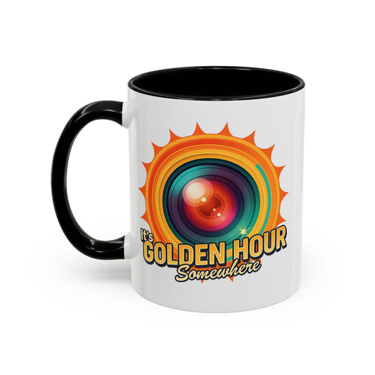 "It's Golden Hour Somewhere" Photography Accent Mug (11/15oz)