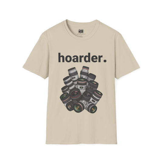"Hoarder" Shirt for Camera Lens Hoarders