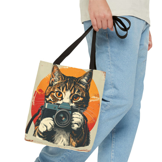 Kitty Photographer Tote Bag