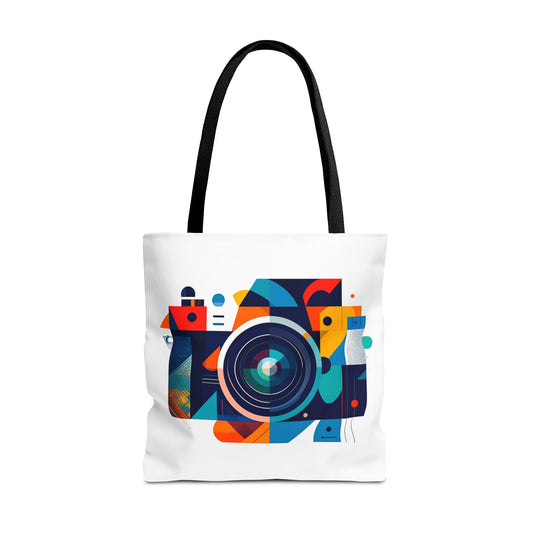 Cubist Camera Tote Bag