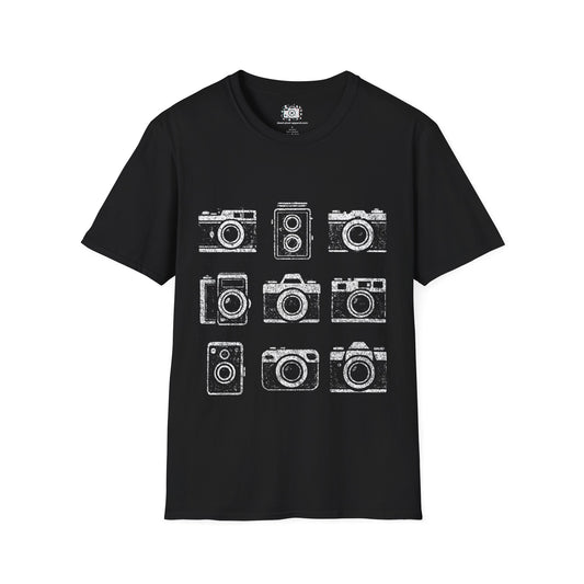 Vintage Camera Collage Shirt